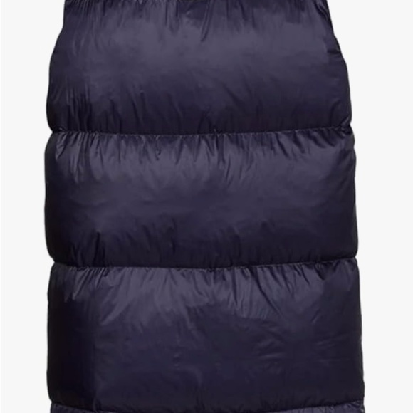 Tommy Hilfiger sleeveless puffer long coat women’s vest size S. Oversized - Picture 3 of 16